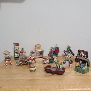 Enesco Holiday Ornaments Set - Festive Multicolor Collection (12 in Set)